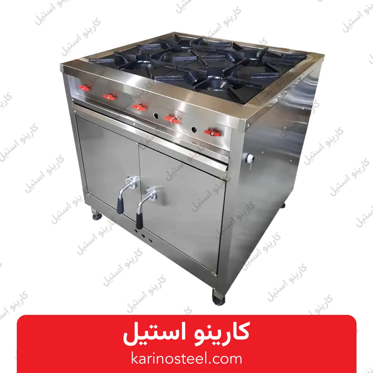 اجاق گاز خورشت پزی ۴ شعله فر دار