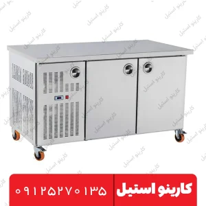 یخچال میز کار استیل